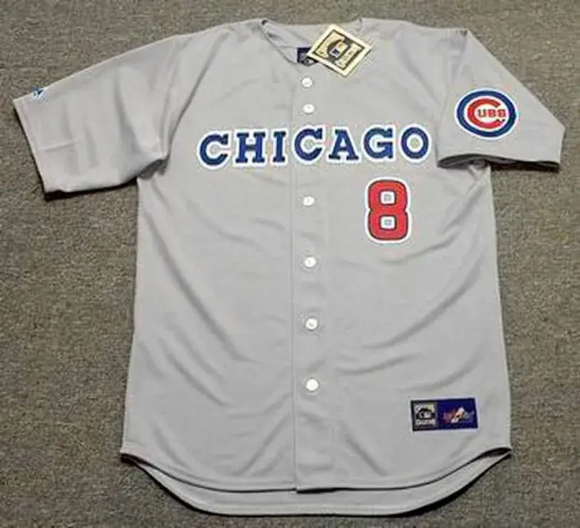 ANDRE DAWSON Chicago Cubs 1990 Away Majestic Throwback Baseball Jersey