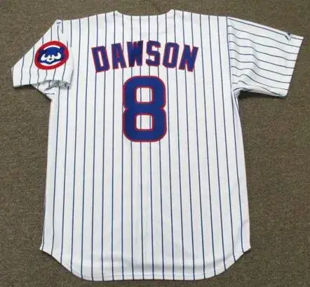 ANDRE DAWSON Chicago Cubs 1992 Home Majestic Throwback Baseball Jersey 