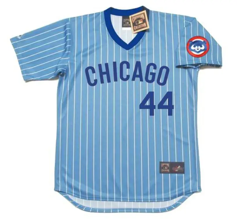 ANTHONY RIZZO Chicago Cubs 1980’s Majestic Throwback Baseball Jersey