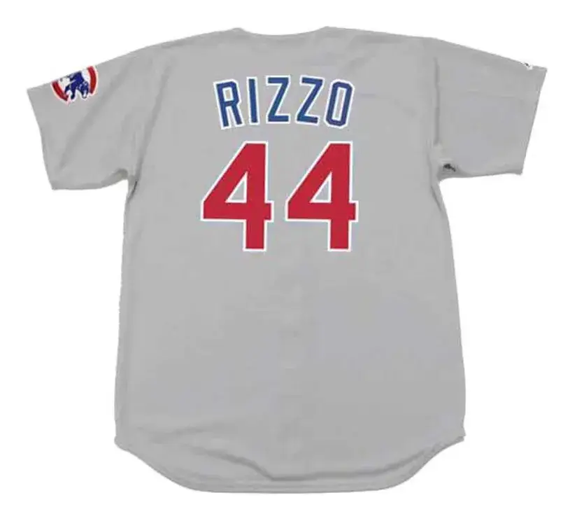ANTHONY RIZZO Chicago Cubs 2016 Away Majestic Throwback Baseball Jersey 
