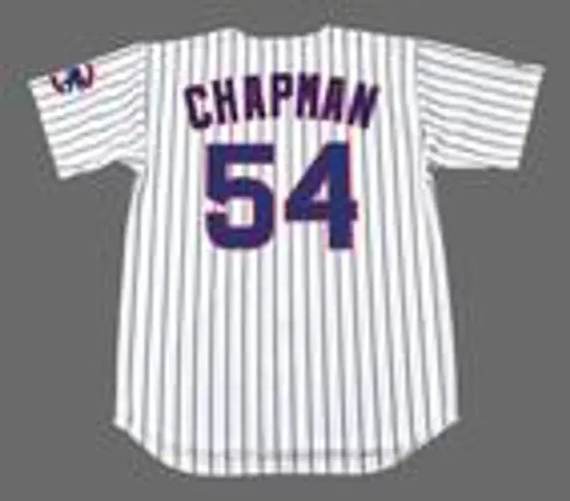 AROLDIS CHAPMAN Chicago Cubs 2016 Home Majestic Throwback Baseball Jersey 