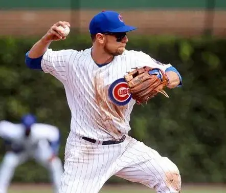 BEN ZOBRIST Chicago Cubs 2016 Home Majestic Throwback Baseball Jersey 