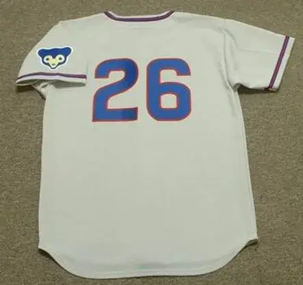BILLY WILLIAMS Chicago Cubs 1968 Majestic Cooperstown Throwback Away Jersey 
