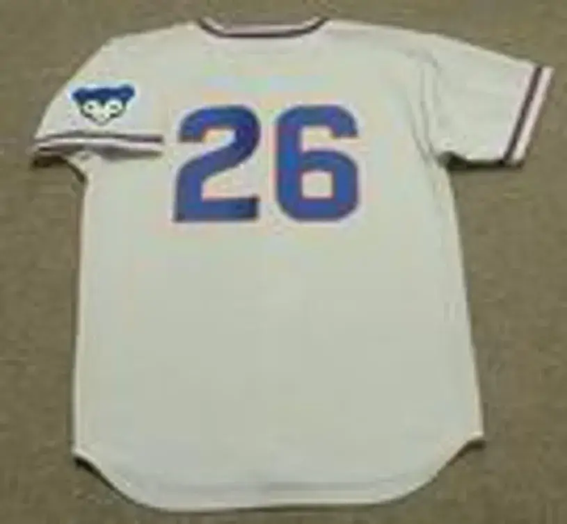 BILLY WILLIAMS Chicago Cubs 1968 Majestic Cooperstown Throwback Away Jersey 