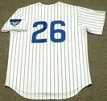 BILLY WILLIAMS Chicago Cubs 1969 Majestic Cooperstown Throwback Home Baseball Jersey 