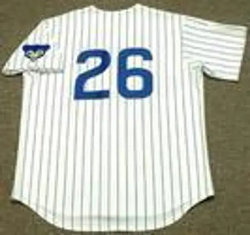 BILLY WILLIAMS Chicago Cubs 1969 Majestic Cooperstown Throwback Home Baseball Jersey 
