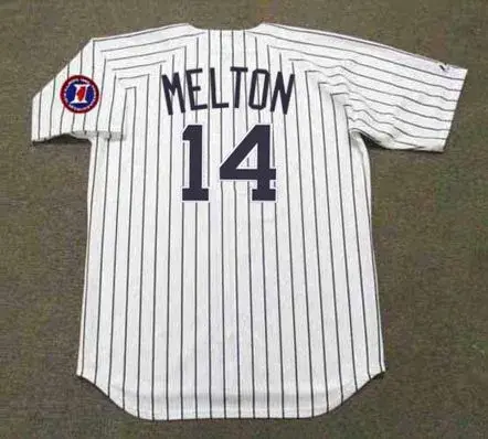 BILL MELTON Chicago White Sox 1968 Home Majestic Throwback Baseball Jersey