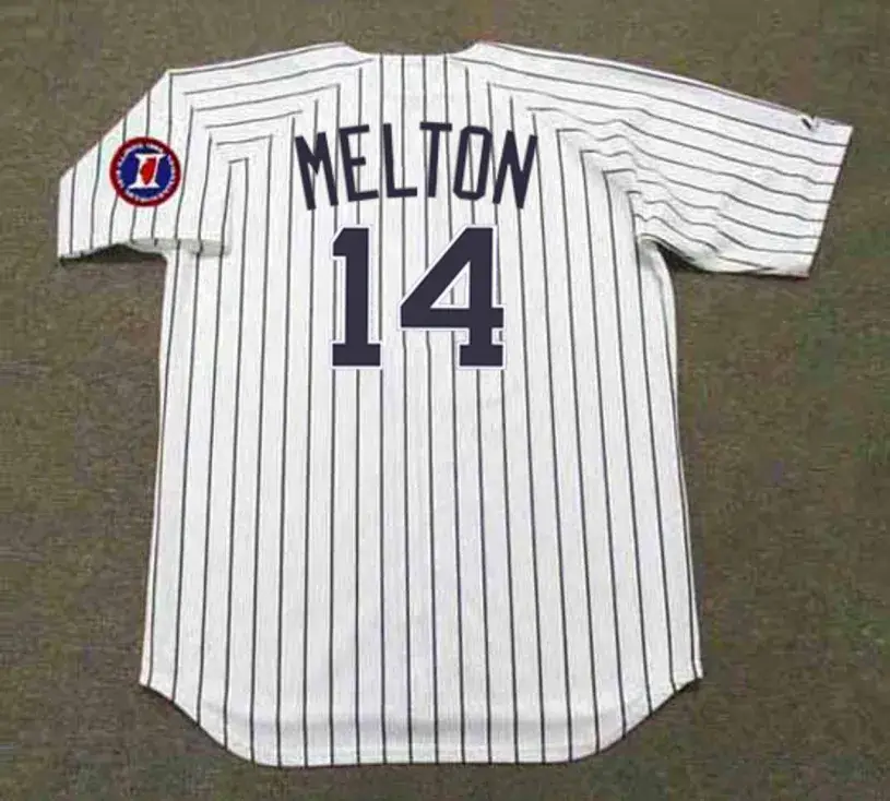 BILL MELTON Chicago White Sox 1968 Home Majestic Throwback Baseball Jersey
