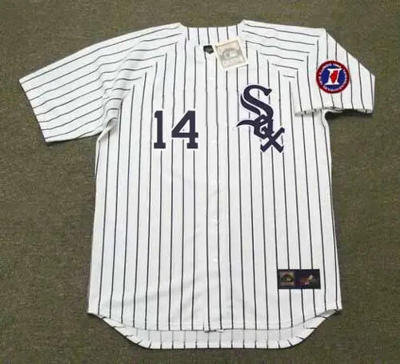 BILL MELTON Chicago White Sox 1968 Home Majestic Throwback Baseball Jersey 