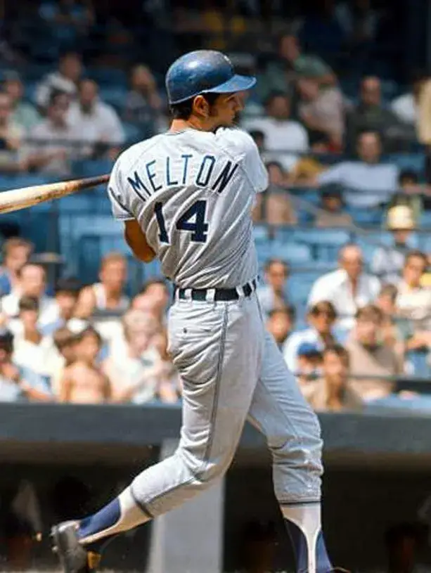 BILL MELTON Chicago White Sox 1968 Home Majestic Throwback Baseball Jersey 
