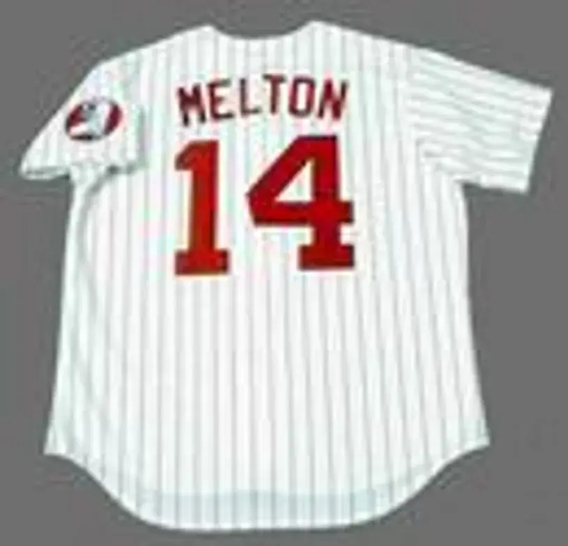 BILL MELTON Chicago White Sox 1970’s Majestic Throwback Baseball Jersey 
