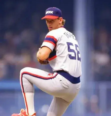 BOBBY THIGPEN Chicago White Sox 1986 Home Majestic Throwback Baseball Jersey 