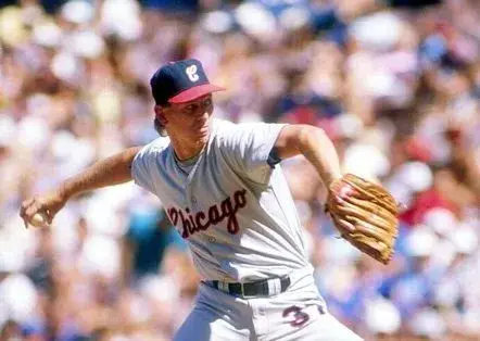BOBBY THIGPEN Chicago White Sox 1990 Majestic Throwback Away Baseball Jersey 
