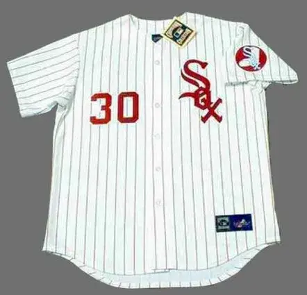 BUCKY DENT Chicago White Sox 1970’s Majestic Throwback Baseball Jersey