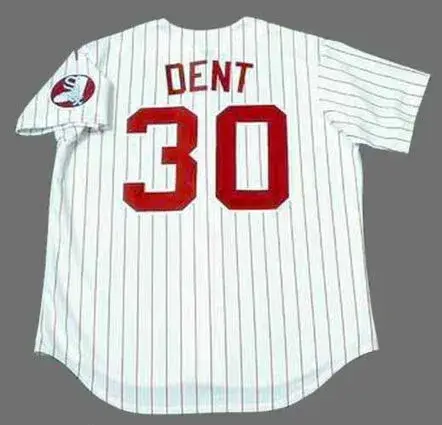 BUCKY DENT Chicago White Sox 1970’s Majestic Throwback Baseball Jersey 