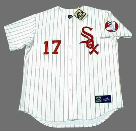 CARLOS MAY Chicago White Sox 1970’s Majestic Throwback Baseball Jersey