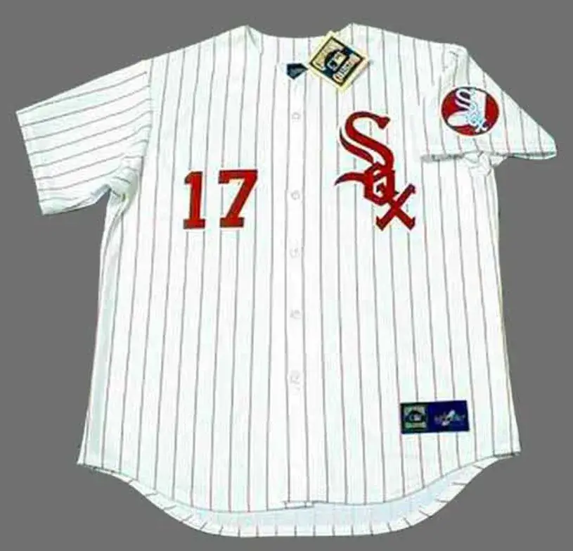 CARLOS MAY Chicago White Sox 1970’s Majestic Throwback Baseball Jersey