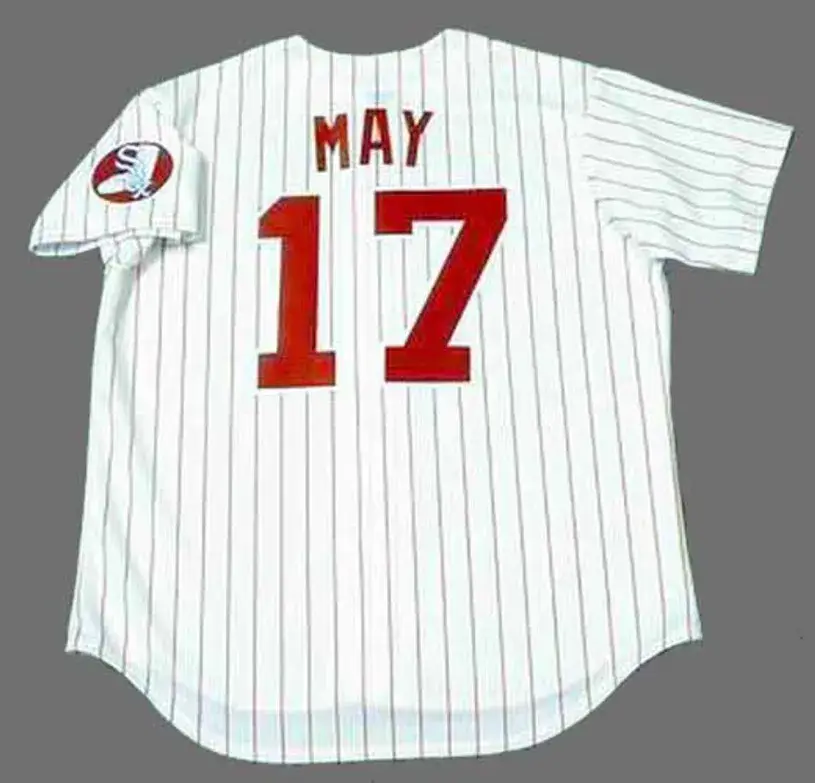 CARLOS MAY Chicago White Sox 1970’s Majestic Throwback Baseball Jersey 