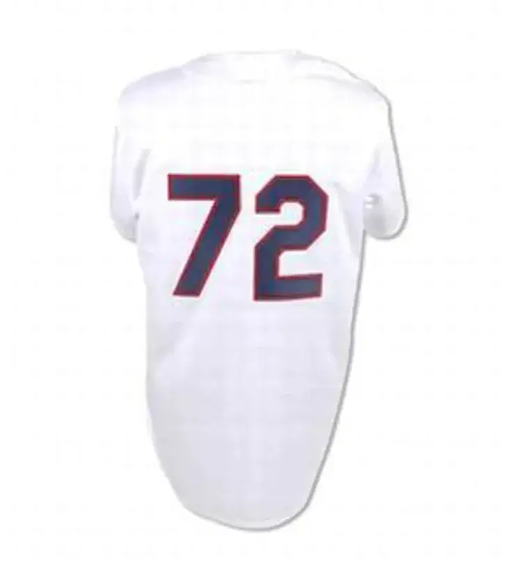 CARLTON FISK Chicago White Sox 1990 “Mitchell & Ness” Authentic Throwback Jersey 