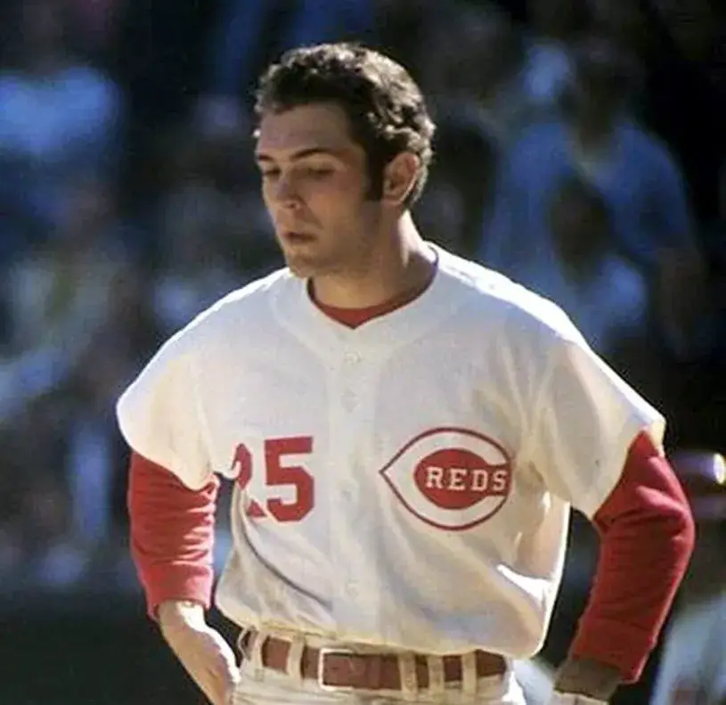 BERNIE CARBO Cincinnati Reds 1969 Majestic Cooperstown Home Baseball Jersey 