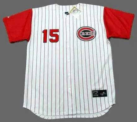 CHICO RUIZ Cincinnati Reds 1960’s Majestic Throwback Home Baseball Jersey