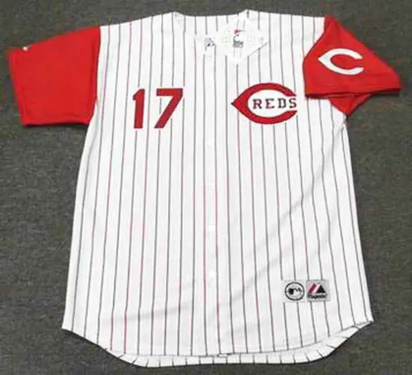 CHRIS SABO Cincinnati Reds 1993 Majestic Throwback Home Baseball Jersey