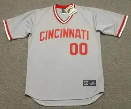 CINCINNATI REDS 1970’s Majestic Cooperstown Away Jersey Customized “Any Name & Number(s)”