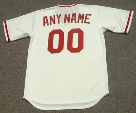 CINCINNATI REDS 1970’s Majestic Throwback Home Jersey Customized “Any Name & Number(s)” 