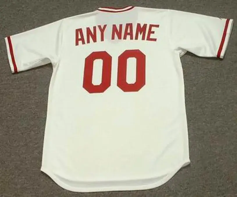 CINCINNATI REDS 1970’s Majestic Throwback Home Jersey Customized “Any Name & Number(s)” 