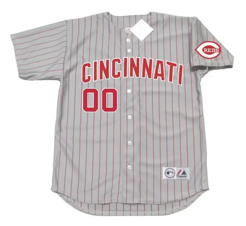 CINCINNATI REDS 1990’s Majestic Throwback Away Jersey Customized “Any Name & Number(s)”