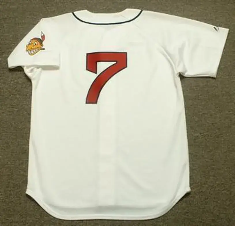 AL ROSEN Cleveland Indians 1948 Majestic Cooperstown Throwback Jersey 