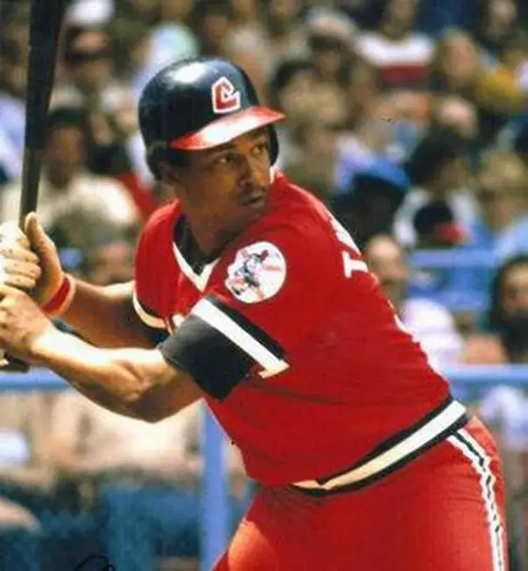 ANDRE THORNTON Cleveland Indians 1977 Majestic Baseball Cooperstown Throwback Jersey 