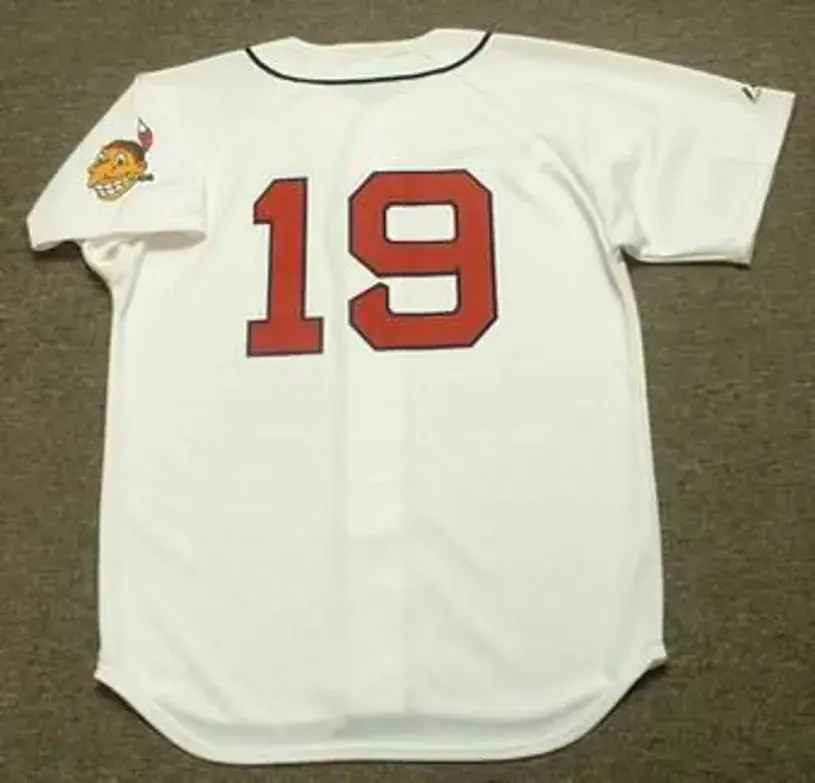BOB FELLER Cleveland Indians 1948 Majestic Cooperstown Throwback Jersey 
