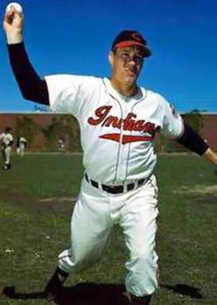 BOB FELLER Cleveland Indians 1948 Majestic Cooperstown Throwback Jersey 
