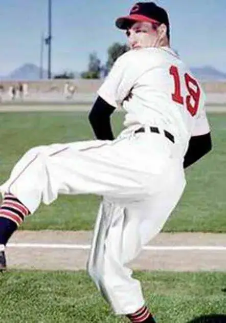 BOB FELLER Cleveland Indians 1948 Majestic Cooperstown Throwback Jersey 