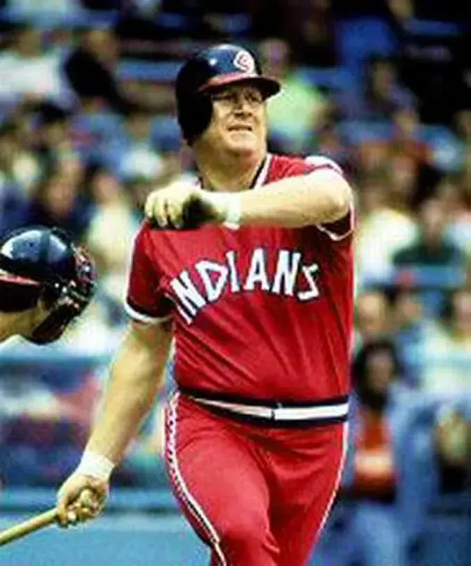BOOG POWELL Cleveland Indians 1975 Majestic Cooperstown Throwback Jersey 