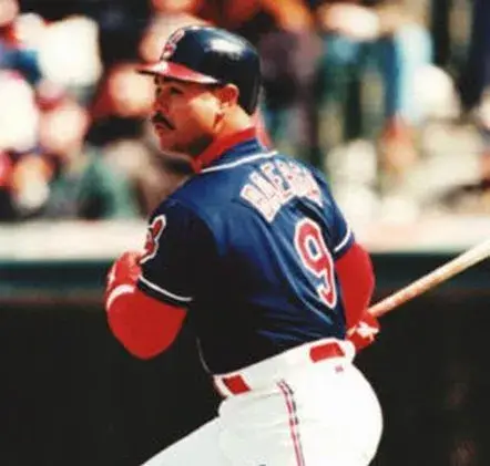 CARLOS BAERGA Cleveland Indians 1995 Majestic Throwback Alternate Baseball Jersey 