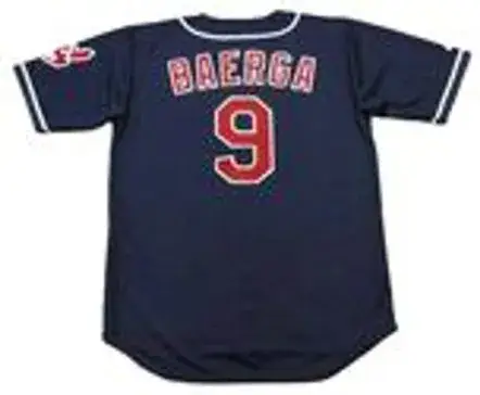 CARLOS BAERGA Cleveland Indians 1995 Majestic Throwback Alternate Baseball Jersey 