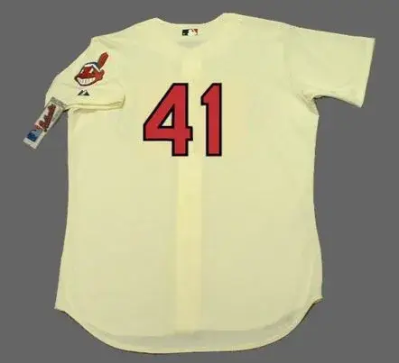 CARLOS SANTANA Cleveland Indians 2016 Majestic Authentic Alternate Home Baseball Jersey 