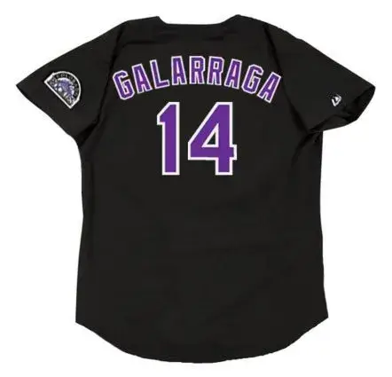 ANDRES GALARRAGA Colorado Rockies 1993 Majestic Throwback Baseball Jersey 