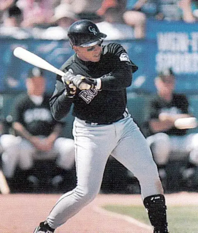 ANDRES GALARRAGA Colorado Rockies 1993 Majestic Throwback Baseball Jersey 