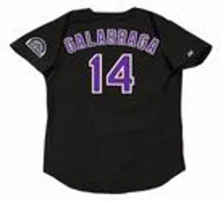 ANDRES GALARRAGA Colorado Rockies 1993 Majestic Throwback Baseball Jersey 