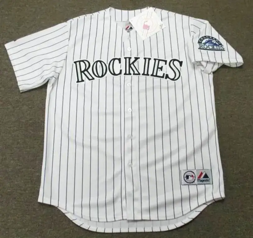 ANDRES GALARRAGA Colorado Rockies 1996 Majestic Throwback Home Baseball Jersey