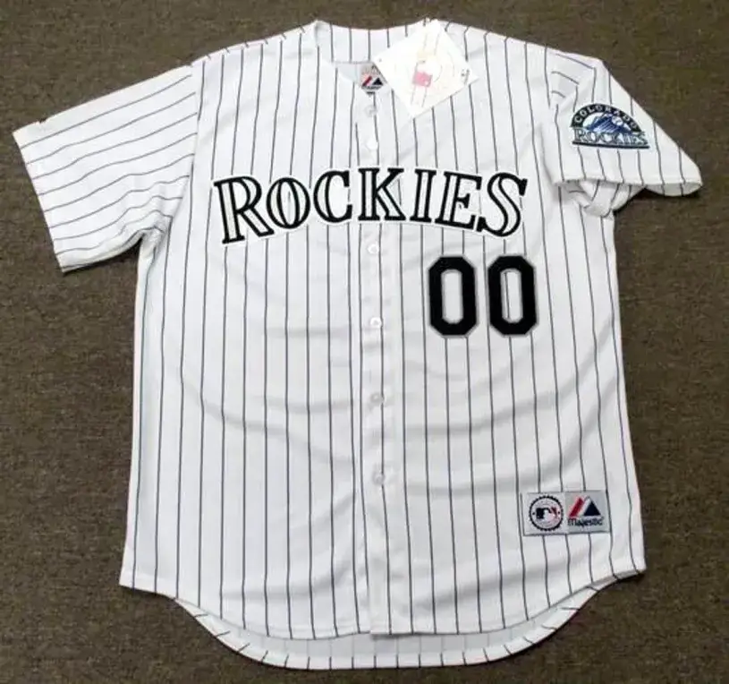 COLORADO ROCKIES 1990’s Majestic Home Jersey Customized “Any Name & Number(s)”
