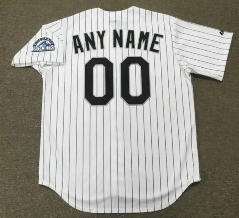 COLORADO ROCKIES 1990’s Majestic Home Jersey Customized “Any Name & Number(s)” 
