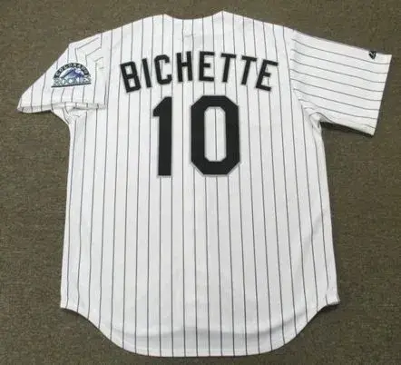 DANTE BICHETTE Colorado Rockies 1998 Majestic Throwback Home Baseball Jersey 