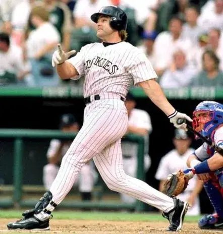 DANTE BICHETTE Colorado Rockies 1998 Majestic Throwback Home Baseball Jersey 