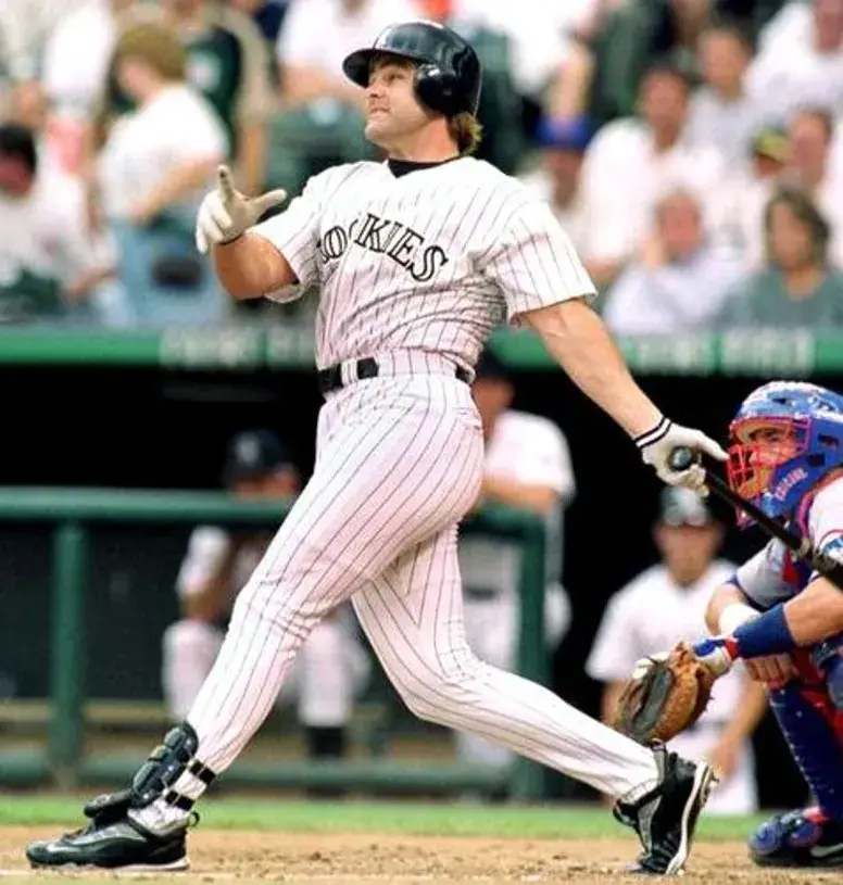 DANTE BICHETTE Colorado Rockies 1998 Majestic Throwback Home Baseball Jersey 