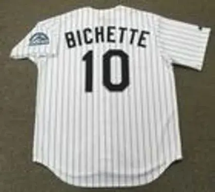 DANTE BICHETTE Colorado Rockies 1998 Majestic Throwback Home Baseball Jersey 