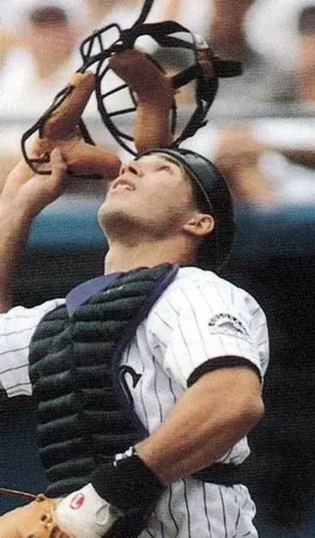 JOE GIRARDI Colorado Rockies 1995 Majestic Throwback Home Baseball Jersey 